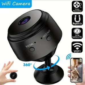 A9 Mini 1080P HD Wireless Security Camera with Night Vision, Motion Detection & Wi-Fi Remote View, Indoor Outdoor Smart Home Monitor