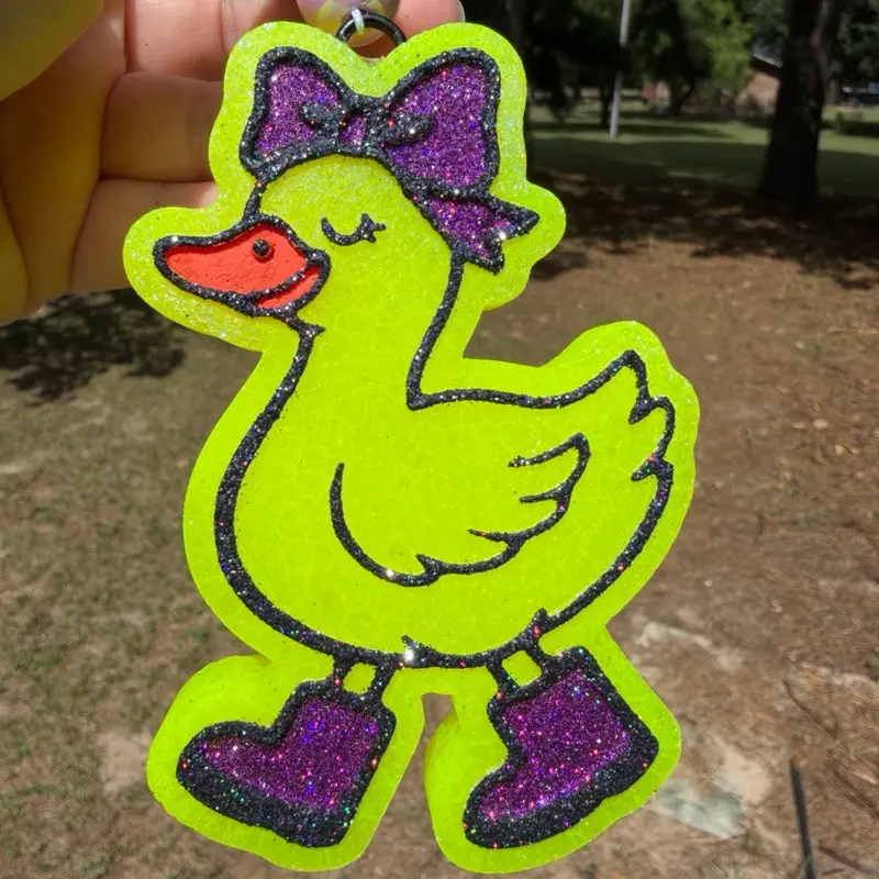 Duck w/Rain Boots Car Freshie