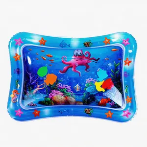 Summer Baby Crawling Water Mat, Plush Toy Pad, Anti-Fall Water Filled Mat, Large Size, Ideal for Kids Playtime, Play Mats