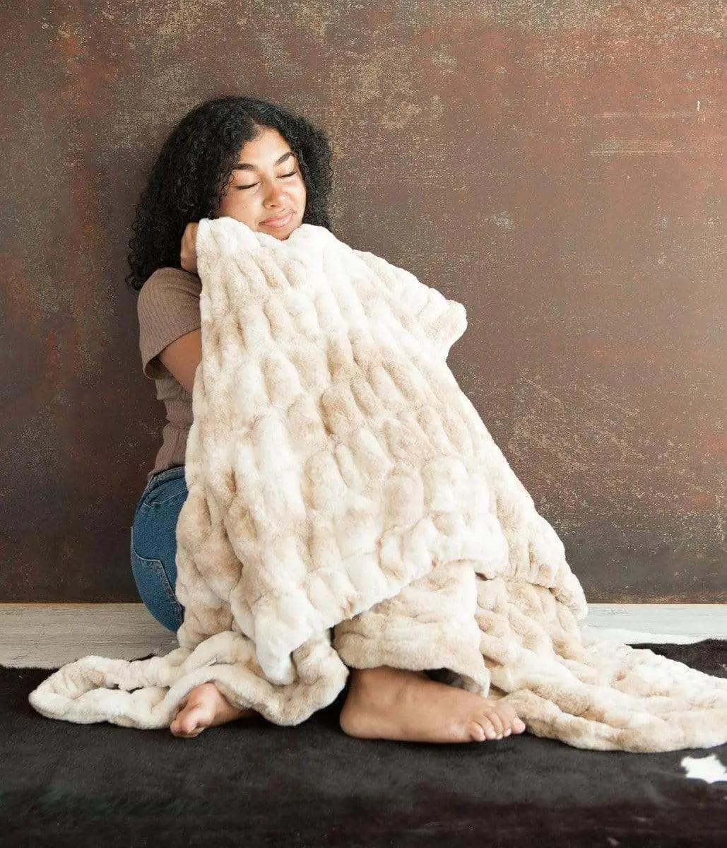 Hugs Tie Dye Cotton Candy Caramel Home Textile Blanket - Casual Soft Bedding Throw, Home Decor Blanket, Lightweight Cozy Option for Cozy Setup, Warm Fluffy Bedding Accessory, Home Decor Blankets