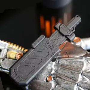 Breakthrough Sword Edc Fidget Slider Fingertip Slide Novel Zinc Alloy Metal Toy, Stress Relief Adhd Focus Office Toy, Unique Unisex Desk Accessory, Stress Relief Model, Stress Relief Gadgets