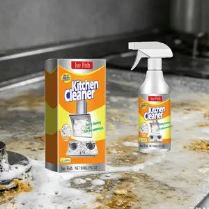 Kitchen Foam Cleaner Household Heavy Oil Stain Foaming Cleaning Agent, Effective Grease Remover, Easy to Use Kitchen Cleaner, Greasy Cleaning Spray