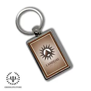 Lambda Theta Phi Keychain Rectangular