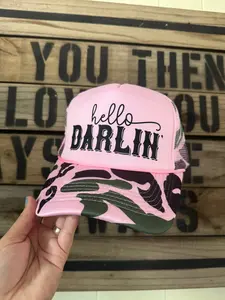 Pink Camo - Hello Darlin' Trucker Hat