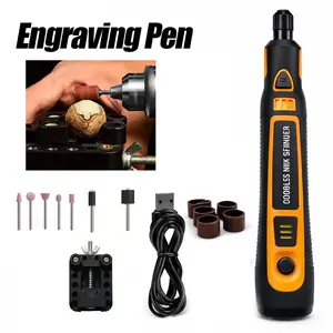 Engraving Pen with 2/16/96 Free Diamond Bits for Personalized Gifts & Practice Canvases Easy to Use USB-C Fast Charger