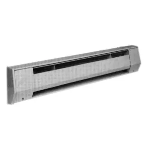 212 MAIN Metal Baseboard Heater - 4 ft, 1000W, 240V, White, 799924402 4K2410BW Model, Efficient Heating System Component, 1000W Power