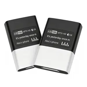 2-Pack Wireless 30 Pin Bluetooth Adapter for Bose Sounddock, Hi-Res DAC with OLED Screen, Turn Your Old iPod Dock into Bluetooth Speaker, Bluetooth 5.0 Receiver with 100FT Range SummerVibes