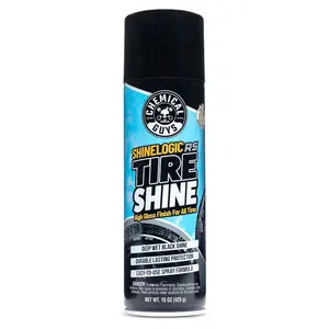 CHEMICAL GUYS ShineLogic RS Tire Shine – Deep Wet Black Gloss, Long-Lasting Protection, No-Sling Formula – Easy Spray-On Application with ShineLogic RS Technology – For All Tires