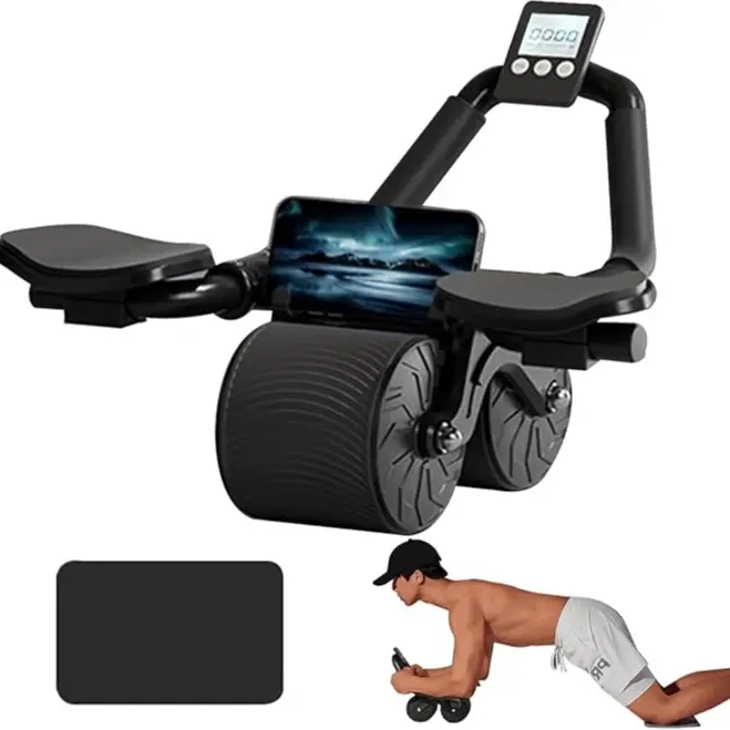 Black -2 Wheels with Mat