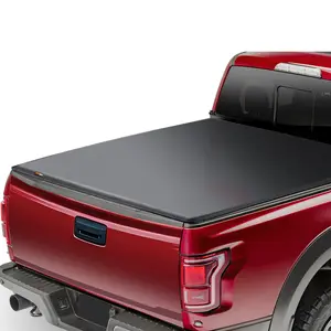 VEVOR Truck Bed Cover, Roll Up Truck Bed Tonneau Cover, Compatible with 2019-2024 Chevy Silverado GMC Sierra 1500 (NOT FIT 19-24 Classic) Bed, for 5.8 x 5.3 ft Bed, Soft PVC, Roll Up Tonneau Cover