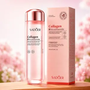 Collagen & Niacinamide Hydrating Toner for Glass Skin Glow, Deep Moisture Facial Toner with Allantoin & Hyaluronic Acid, Lightweight Fast-Absorbing Formula, Plumping Dewy Finish, Daily Barrier Support Skincare for Dry & Dull Skin, 130ml