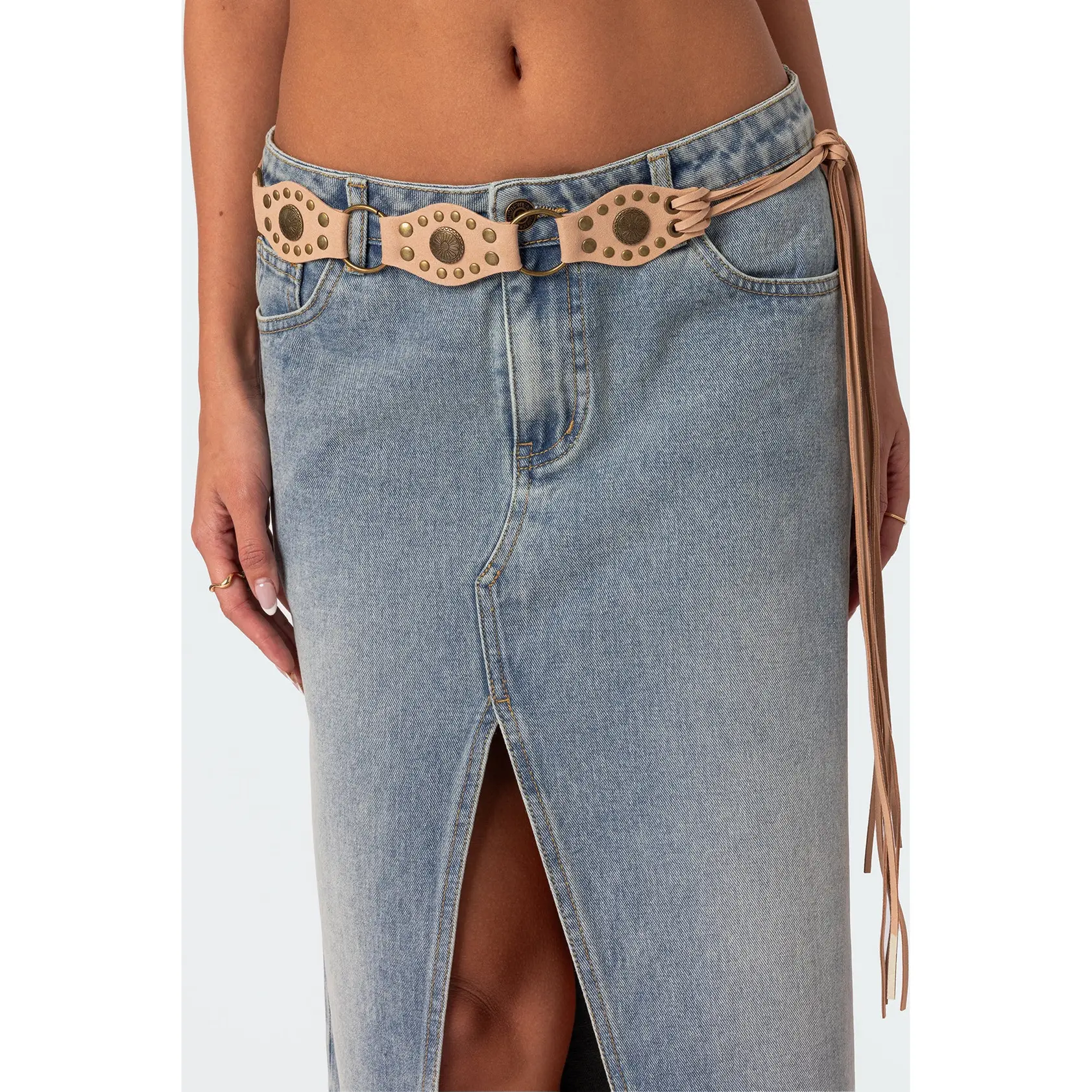 Suede Western Belt