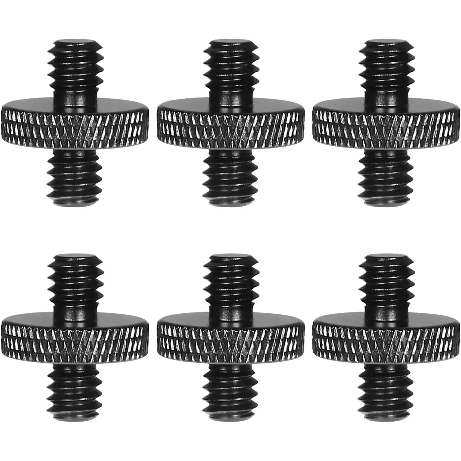 6 Pack 1/4" Male to 1/4" Male Camera Mount Screw Tripod Mount Screw Tripod Screw Camera Screw,Precision Made.