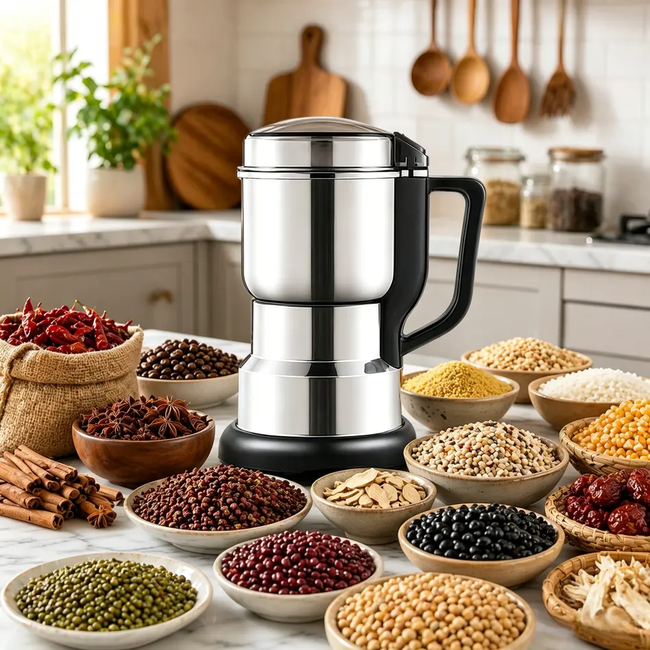 300W Multi-function Electric Coffee Bean Grinder, Kitchen Tool Crusher, High Power Fast Grinding Food Grade Coffee Maker, Electric Coffee Stainless Steel Plug and Play Blender, Food Grain Spice Coffee Bean Processor, Efficient Durable coffee machines. sum
