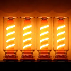 PCS Touch Control Retro USB Night Light Dimmable Led Mood Lamp Plug in USB Mini LED Bulbs Small Ambient Lighting for Car, Camping, Gift, Party, Holiday Decoration, Bedroom, Desktop (, Warm white)