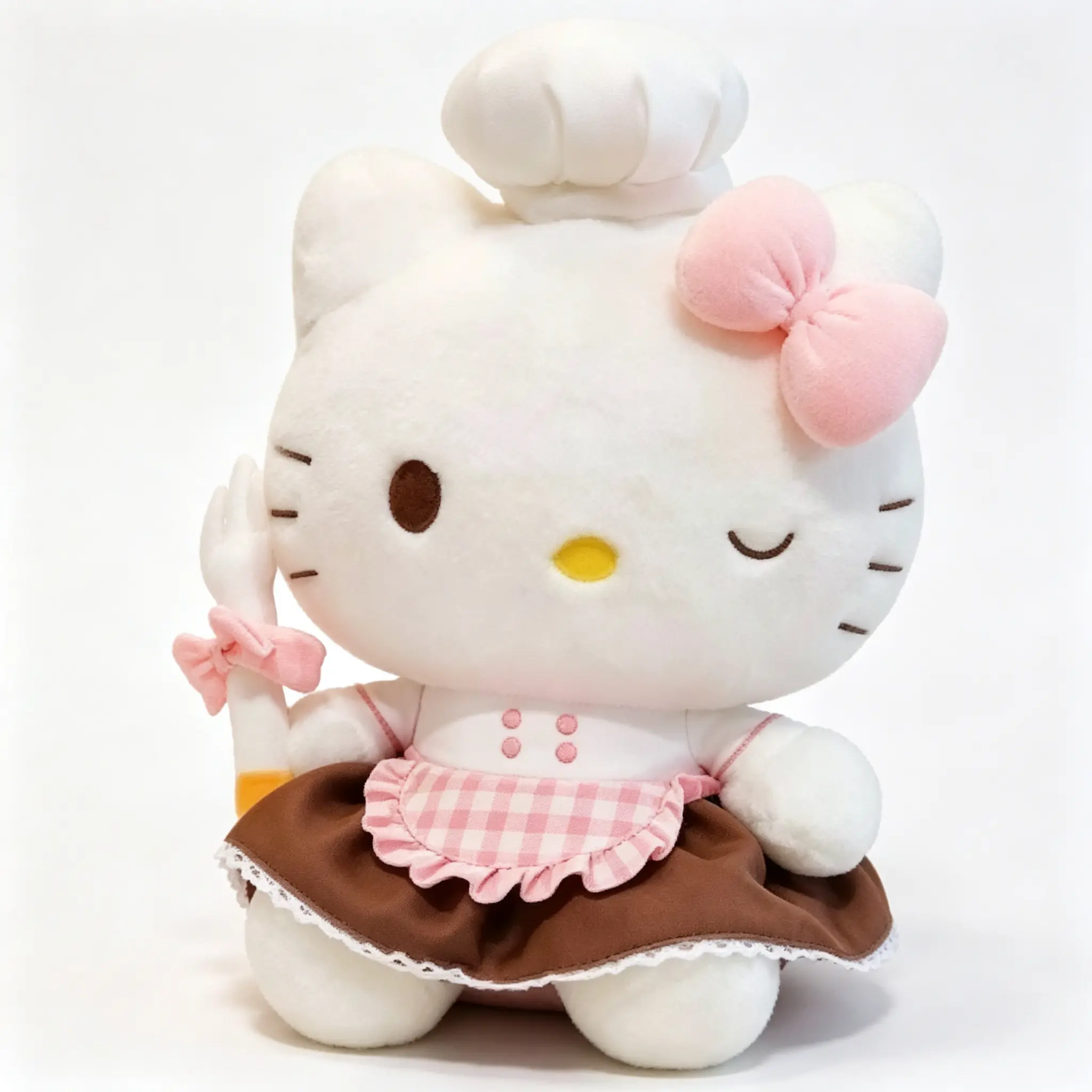 Hello Kitty Chef Plush Doll Sanrio Licensed 15.75 Inches Soft Cute Collectible Stuffed Toy Gift for Kids & Girls