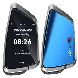 Joysync Smart Car Key LCD Screen with Remote Keyless Entry  2" HD Touchscreen 12 Languages Supported for Toyota Honda Nissan Car Trunk