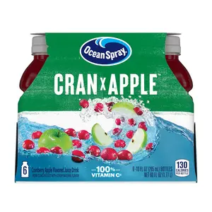 Ocean Spray Cran-Apple Juice Drink, 10 Ounce Bottle (Pack of 6)