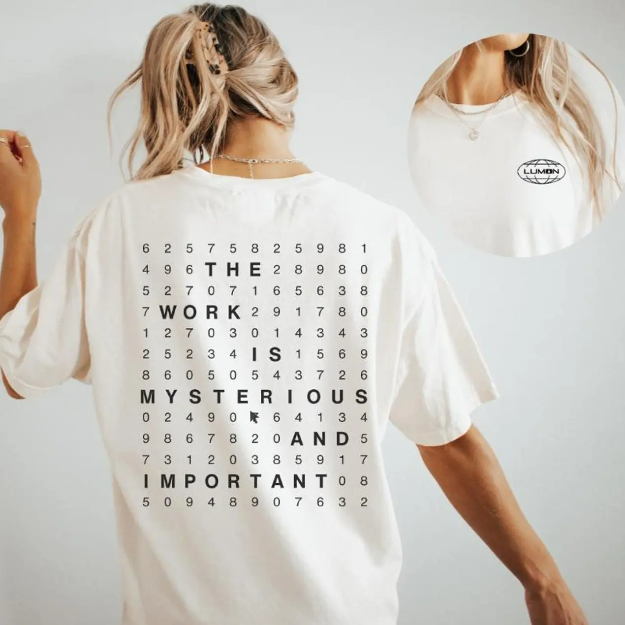 Lumon Industries Severance Shirt Lumon Shirt Comfort Colors Lumon TShirt The Work Is Mysterious And Important Shirt Severance Gift