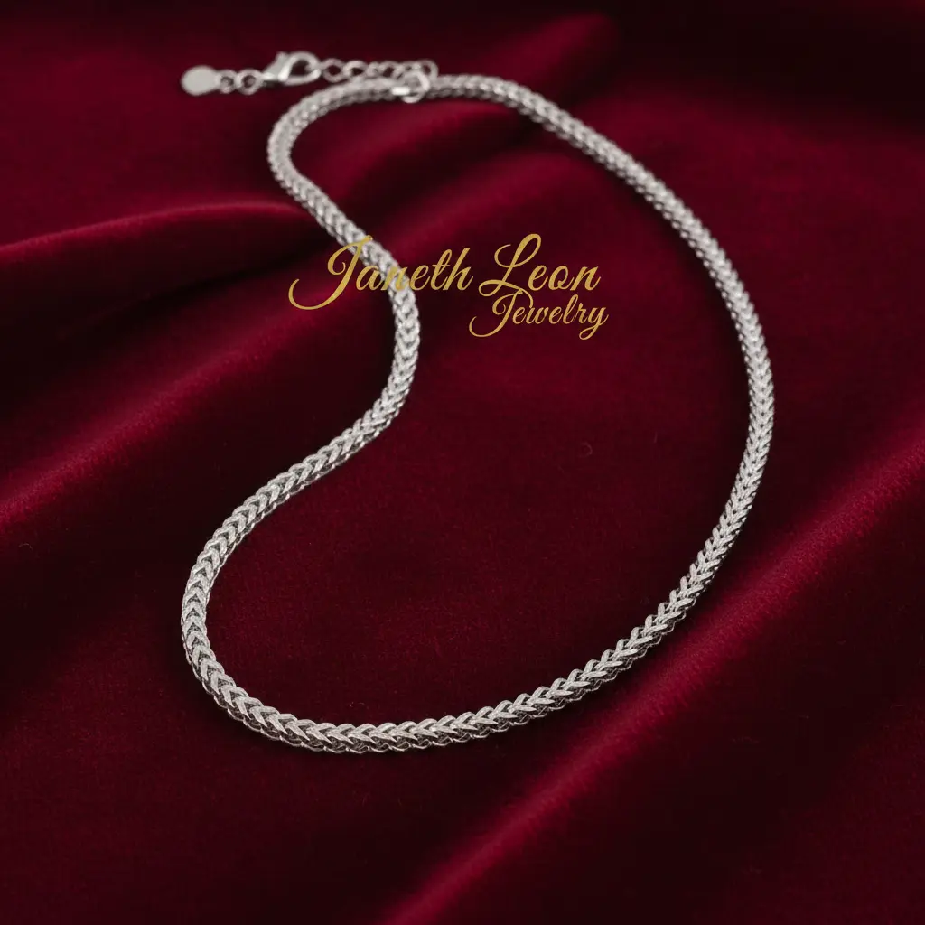 Men's foxtail chain necklace