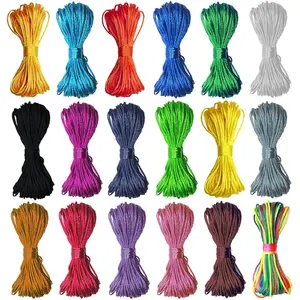 Nylon String for Bracelets Nylon Cord 1.5 mm 200 Yards Nylon Satin Cord Silk Beading Cord Bracelet Making String Rattail
