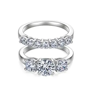 1-Carat 5A Zircon Classic Diamond Ring for Women Sparkling 5A Zircon Stone Ideal for Everyday Wear or Special Gift