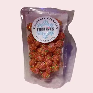 Freezies Crunchie Clusters Sweet Candy Snack Crunchy Bonbon 1.5oz Freeze-Dried Sweet Flavor Snack Perfect for Work School or Movie Night