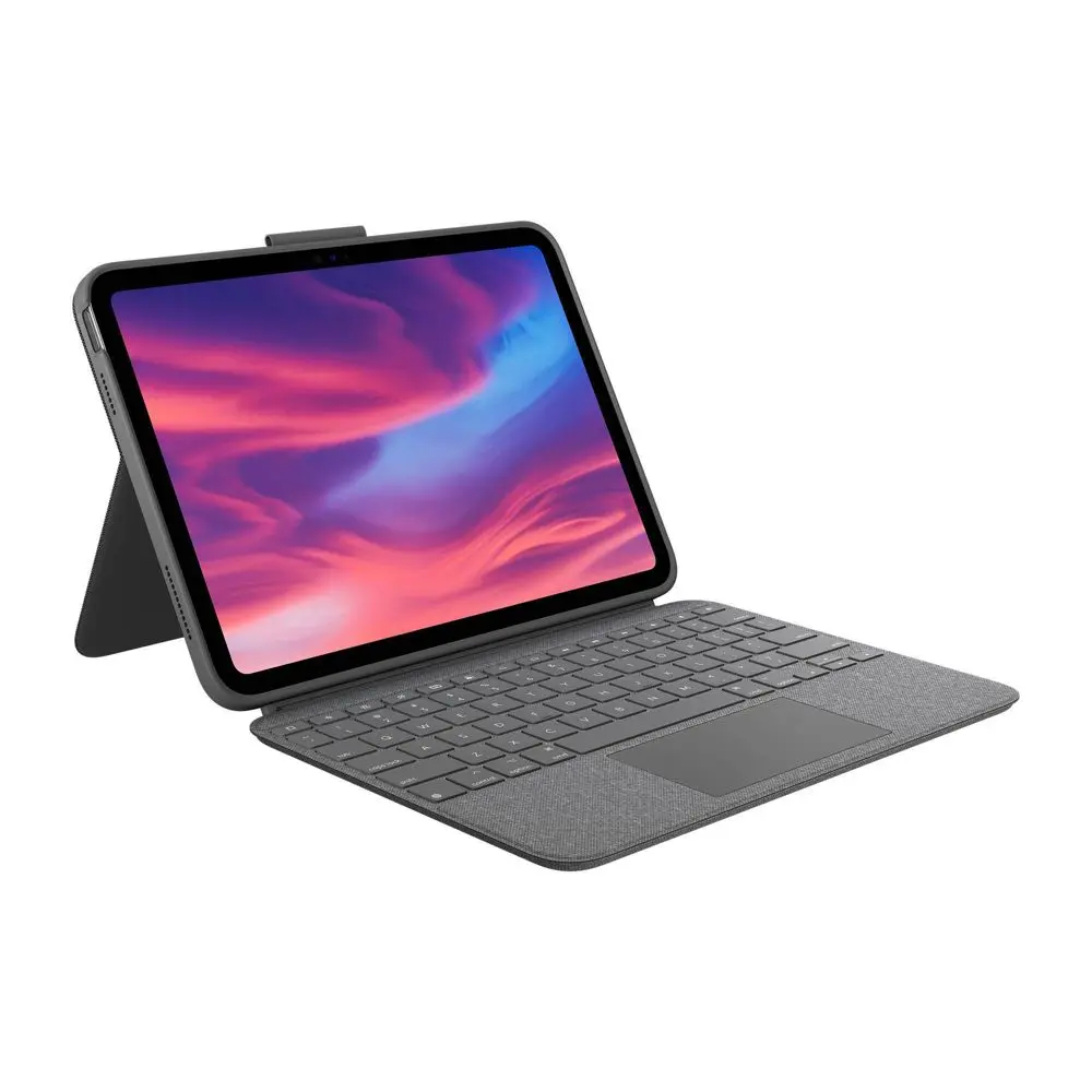 Logitech Combo Touch for iPad 10th Gen and A16 -Oxford Gray