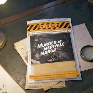 Unsolved Murder Mystery Game, Unique Gameplay, Party Card Game, Murder at Merivale Manor, Cold Case Files Investigation, Cryptic Killers, Detective Evidence & Crime File, Ideal for Date Nights