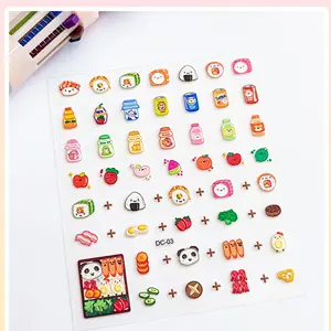 DIY 5D Embossed Stickers: （Suitable for nail art, refrigerators, water cups, and more） Nail Art Design Nail Art Tool