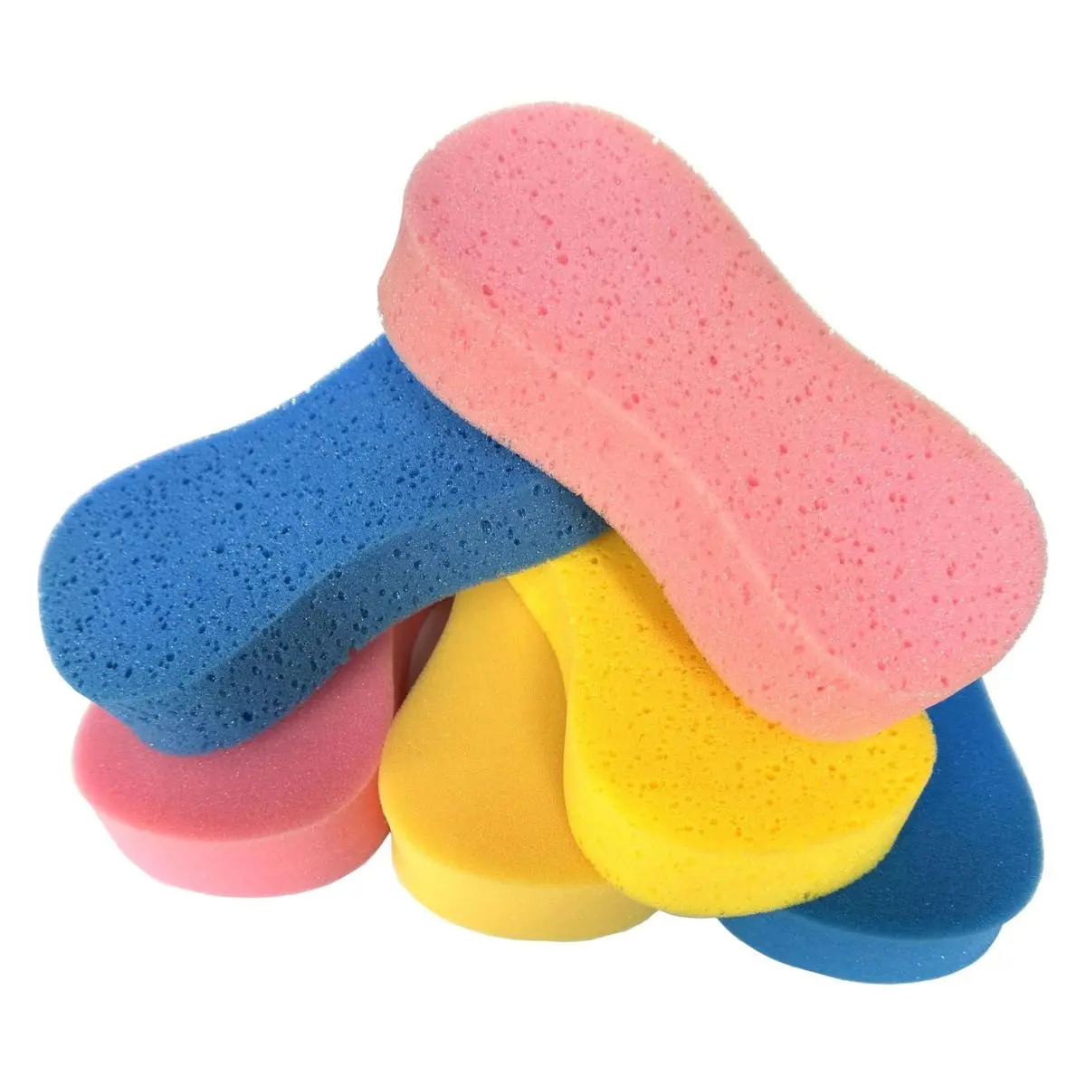 6 Pack Large Car Wash Sponges – Thick Foam Cleaning Sponges for Auto, Kitchen & Household Use