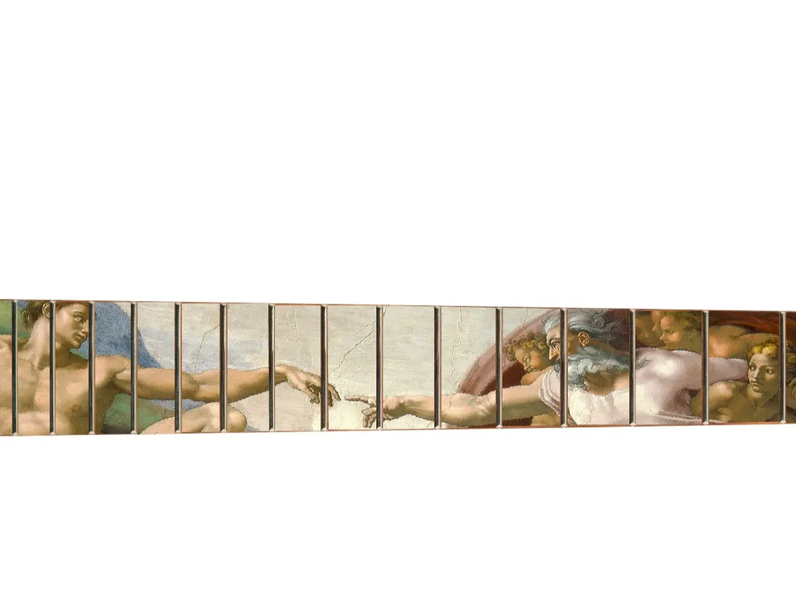 Creation of Adam Guitar Fretboard Decal Set – Custom-Fit Vinyl Stickers