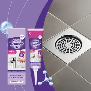 Cleaning and Stain-Removing Gel for Household Wall Surfaces, Sink Gaps, Tile Grout, Floors, and Toilets