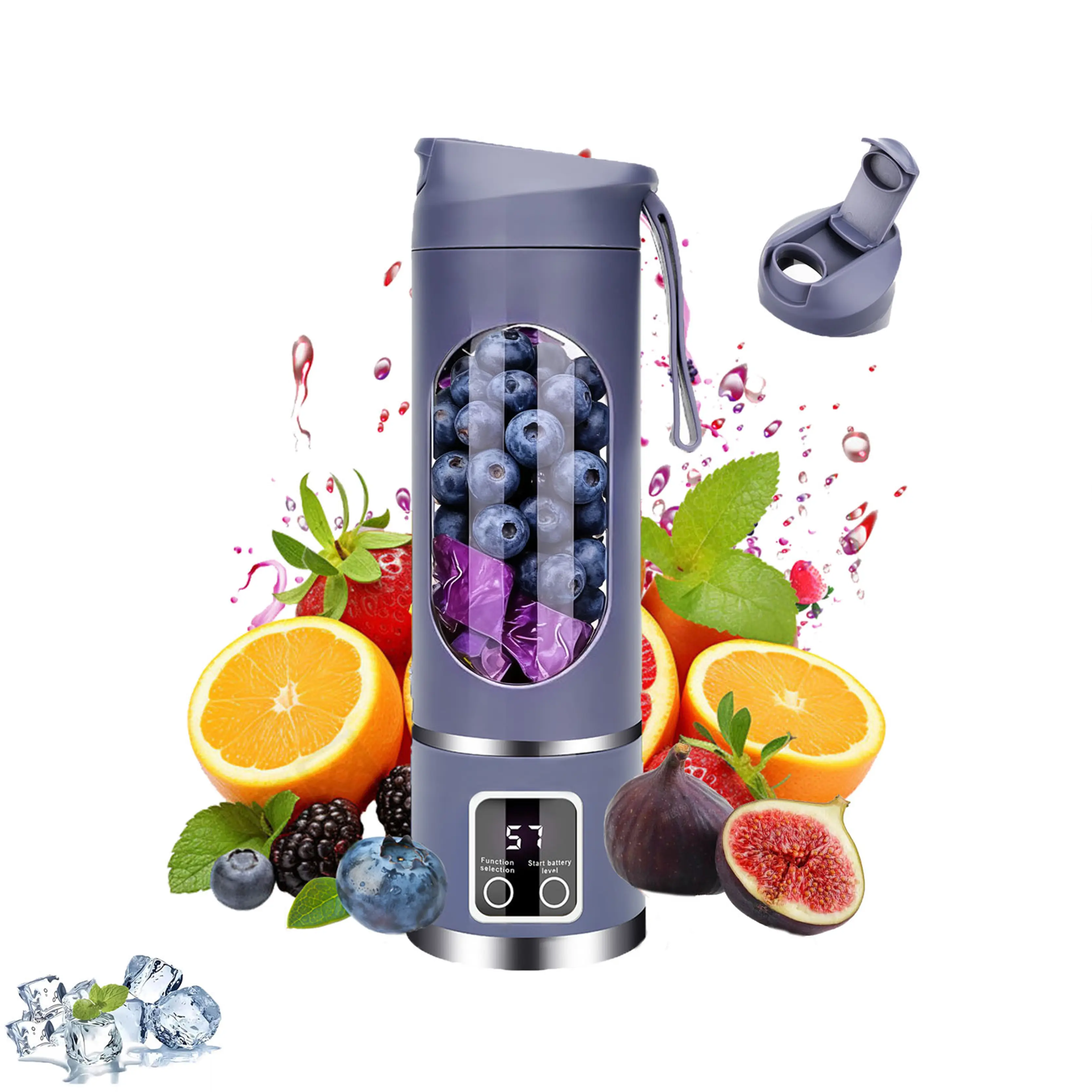 USB Rechargeable Cordless Smoothie Maker, Portable Blender Shakes Machine - Compact Home Supplies Party Gift for Travel, Gym, Usb Rechargeable Blenders