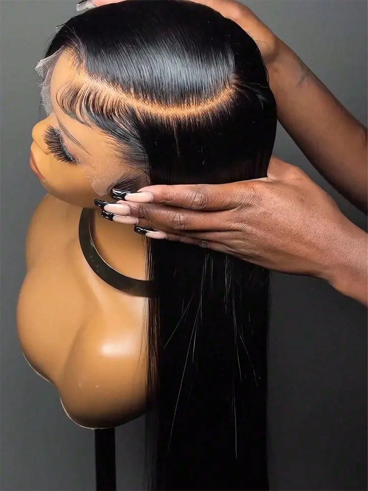 Bling Hair Brazilian 34 36 Inch Bone Straight Human Hair Wigs 13x4 13x6 HD Lace Front Wig Smooth Lace Frontal Wigs 180 Density Human Hair Wig For Women Pre Plucked#SummerWins#WeeklyDeals