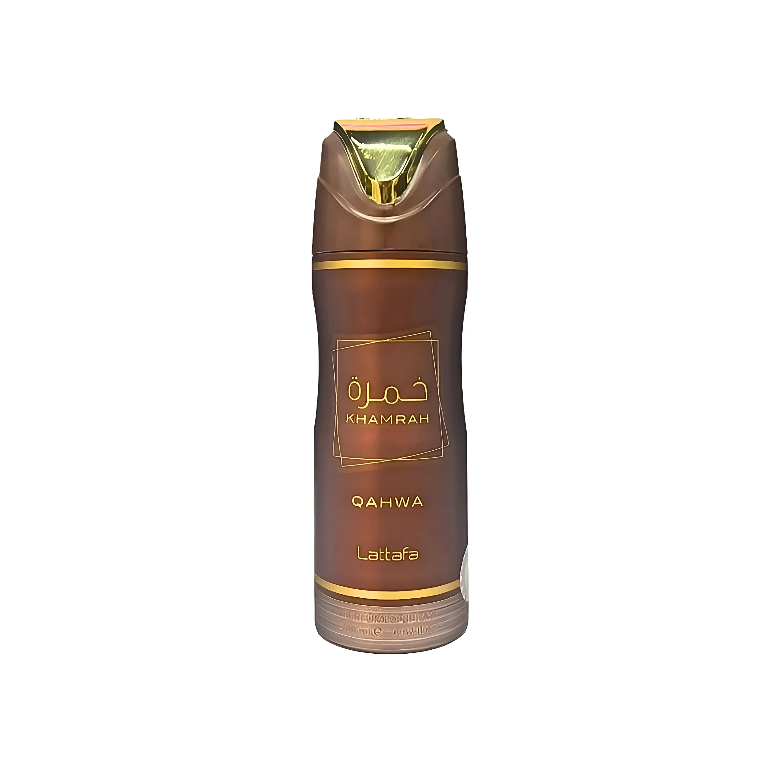 Lattafa Khamrah Qahwa Men's Deodorant Spray, 6.7fl.oz, Sweat Control Underarm Body Care Product, Underarm Product, Body Deodorizing Spray, Aerosol, Unisex, Underarms