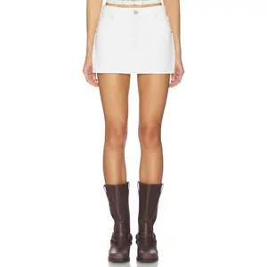 Abrand 99 Skirt in Western White