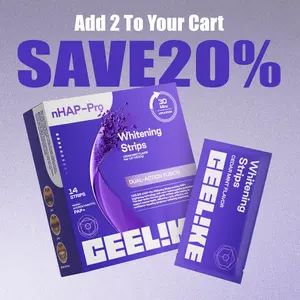 【CEELIKE】 Purple Teeth Whitening Strips  With Free Cheek Retractor - 7/21 Whitening Sessions -Nano-Hydroxyapatite Safe for Enamel - Non Sensitive Teeth Whitening - Peroxide-Free
