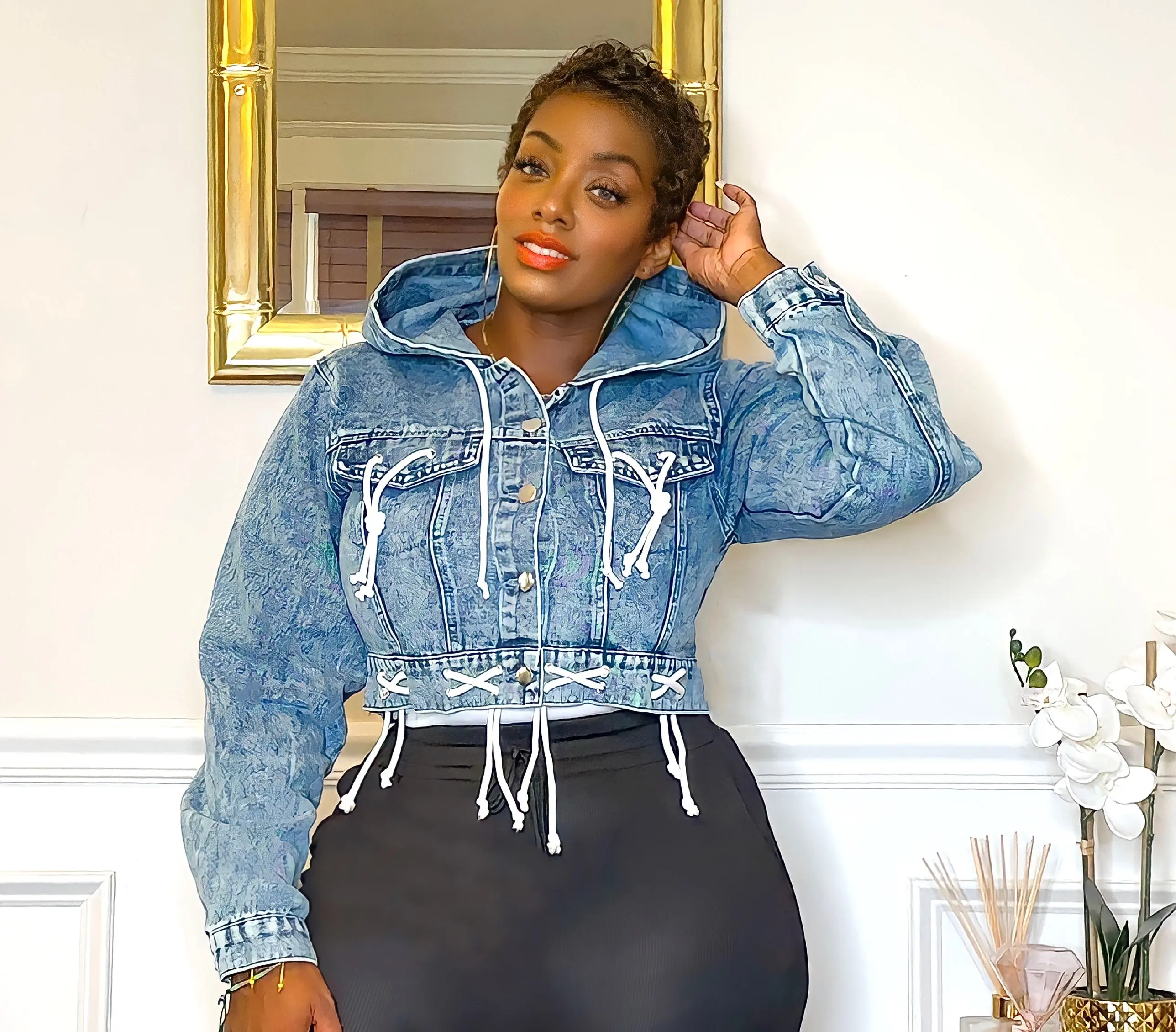 Laced Denim Jacket Laced Denim Jacket