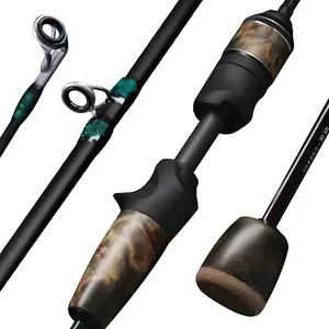 SEASIR Stream Solid Wood Fishing Rod C522UL with FUJI A+O Guide Rings, 1.57M-1.98M, Ultralight BFS TORAY 40T Carbon, 2 Sections, Lure Weight 1-10G