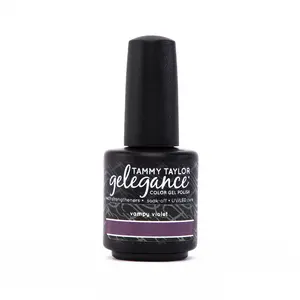 Tammy Taylor Gelegance Gel Polish Vampy Violet with Soak Off & UV-LED Light for Nail Care and Manicure