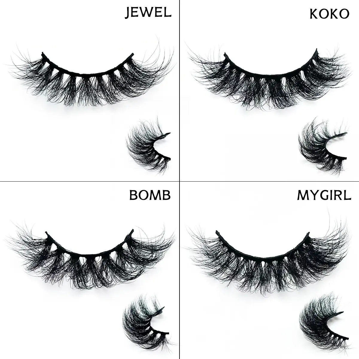 Mkhlina 3D Fluffy Faux Mink Luxury Makeup Cosmetic False Eyelashes, Natural Look, Reusable, Perfect for Daily Wear & Special Occasions, Fake Lashes