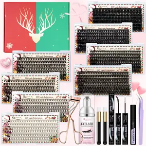 Diy Eyelash Curler Set, Natural Eyelash with Eyelash Bond & Seal, Eyelash Remover, Eyelash Mousse, 2 Eyelash Shampoo Brushes, Tweezers, Eyelash Curler Eyelash Tools Curl Lashes Makeup