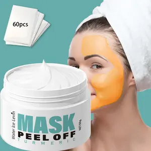 Turmeric and Lavender Mask, Hydrating Exfoliating Mud Mask, Deep Cleansing Nose Patch, Removing Blackhead Dirt, Soothing Natural Formula, Nose Strips
