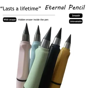 6pcs of Eternal Pencils in Random Colors for Drawing / Student Classroom Notes / Office Meeting Records,  Eraser, Drop-Resistant, Durable Inkless Pen, Perfect for Back-to-School / Graduation Season, Artist Pencils
