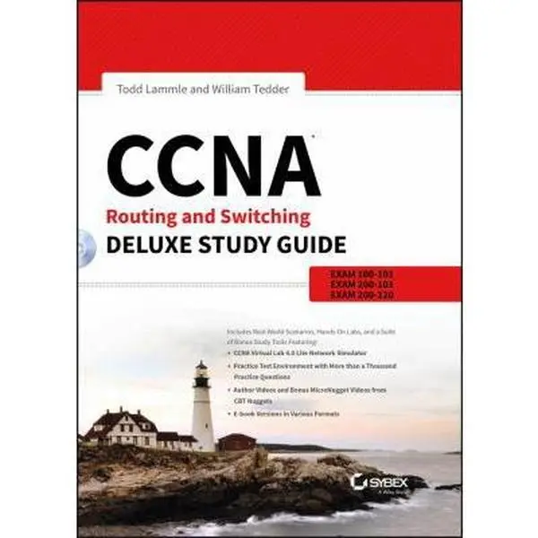 USED Book - CCNA Routing and Switching: Exams 100-101, 200-101, and 200-120 by Todd Lammle (Hardcover) - english