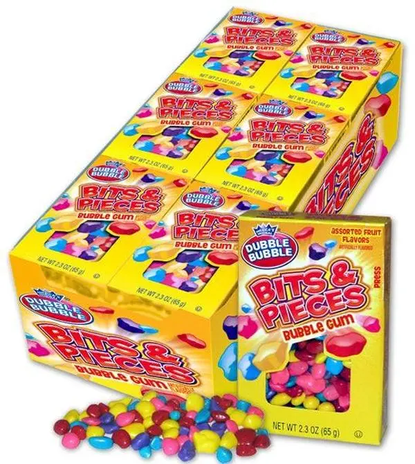 Dubble Bubble Bits & Pieces Gum 2.3oz 24ct