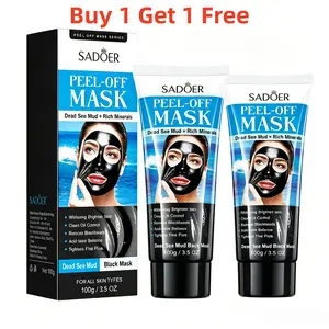 Buy 1 Get 1 Free Dead Sea Mud Mask - Deep Clean, Blackhead Removal, Moisturizing, Skin Smoothing, Facial Care Mask [SummerVibes]]