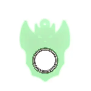 Spinner Stress Toy Keychain Metal Idget Toy Kid Fingertip Spinning Keyring Finger Fidget Ring Relieve Anxiety Boredom Party Gift