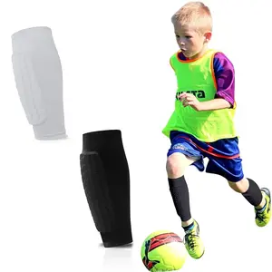 Single Shin Guard, Short Anti-Slip Compression Sleeve with Honeycomb Pad, Breathable Soccer Shin Pads for Kids, Teens & Adults, Football Accessories, Soccer Training Equipment